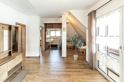 Szauna, Ferienbahnhof Fichtental Bahnhofs-Loft in Prackenbach