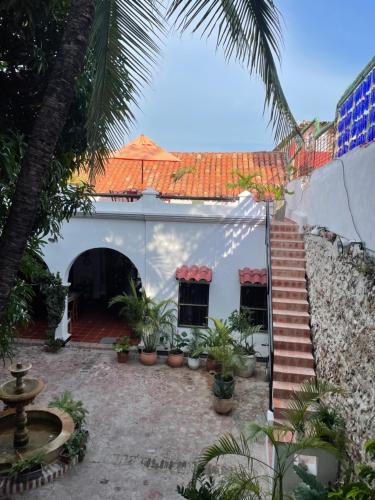 Garden, Hotel Casa de Las Palmas in Getsemani