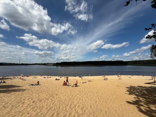 Family & Business Sauna Apartments No2 Leśny nad Zalewem Cedzyna - 2 Bedroom with Private Sauna, Bath with Hydromassage, Terrace, Parking, Catering Options