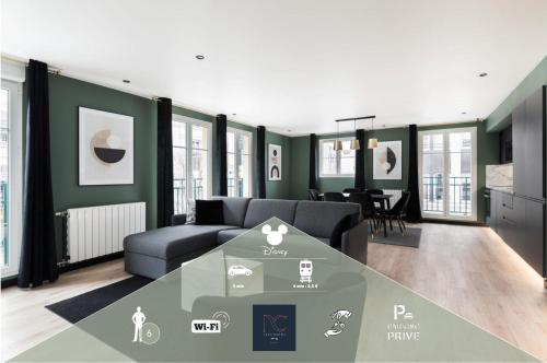 Disneyland-Paris, 6 pers, Parking Privé, Wifi - Location saisonnière - Chessy