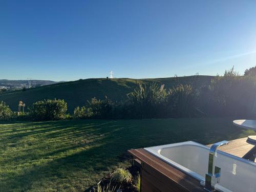 Szabadtéri fürdő, The Cottage, Taupo in Rotokawa
