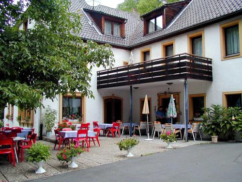 Balcony/terrace, Hotel Pension Bluchersruh in Bad Berneck im Fichtelgebirge