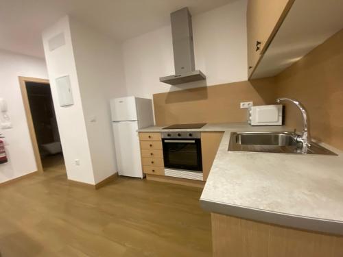 廚房, Pensión Lourido (Pension Lourido) in 坡里歐