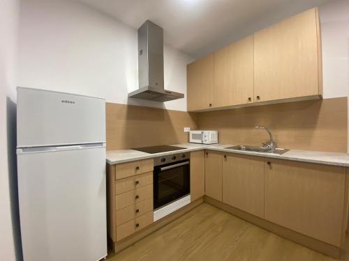 廚房, Pensión Lourido (Pension Lourido) in 坡里歐