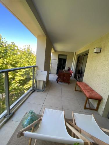 Facilities, 3 pieces agreable et cosy proche centre-ville in Estanove