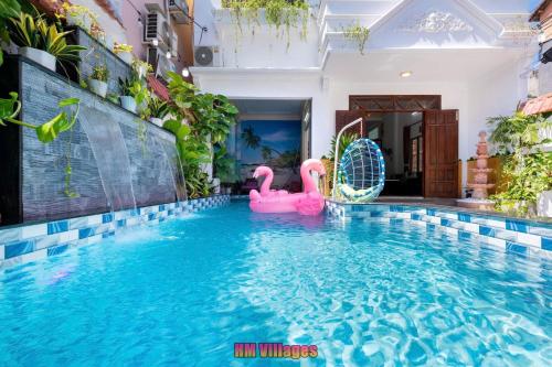 Villa Hồ Bơi Full Tiện Ích Bãi Sau HM Xanh Mát