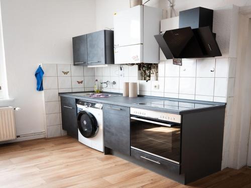 Konyha, Apartment in Apolda in Apolda