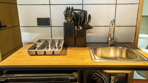 Konyha, Hotel Nuit in Chapinero (Lakossági-kereskedelmi terület)