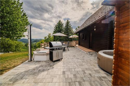 設施, Log Cabin Vista View with Seasonal Hot Tub in 比澤利斯哥