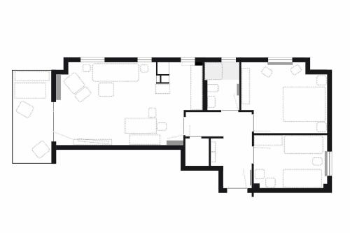 Two-Bedroom Apartment with Balcony and Terrace image 3