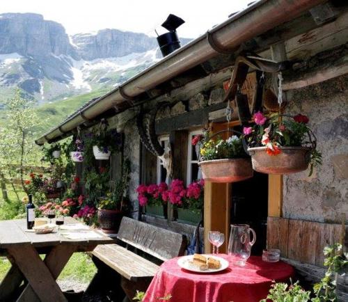 Schlafraum in einer Alphütte (Schlafraum in einer Alphutte) in Muotathal