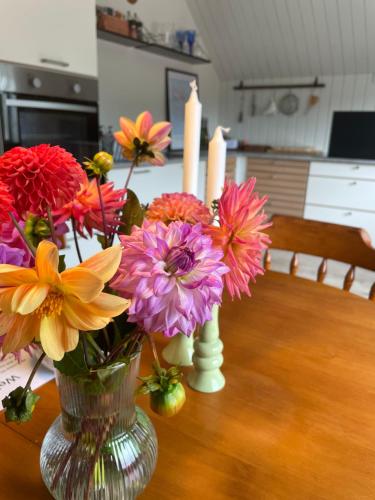 Charming rooftop apartment in Uhre in บรังเดอ