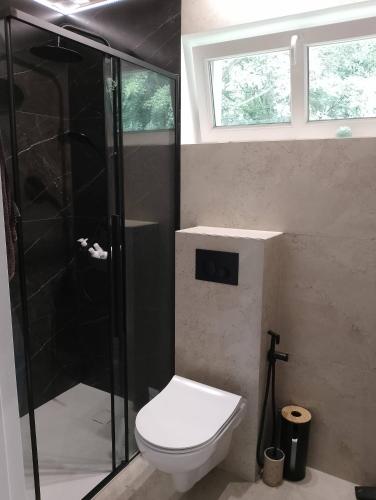 Душ, Warmia Forest House - Pod koronami drzew in Kierzliny