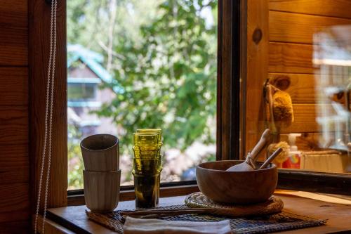 Tinyhouse Hexagonal in Organic Farm in Morelinho