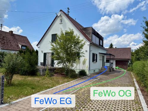 A szálláshely kívülről, ZK Living Ferienwohnung OG in Kotz