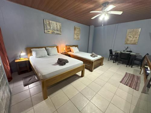 Studio Apartment 3 & AC-2 Pools-Jungle-Beach-WiFi-TV, Cocles (foto 8)