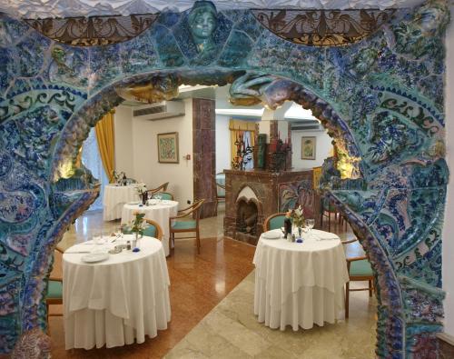 Étterem, Hotel Vello d'Oro in Taormina városközpont