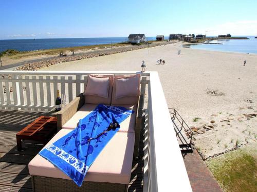 balkong/terrass, Haus in Olpenitz mit Strand und Meerblick in Olpenitz