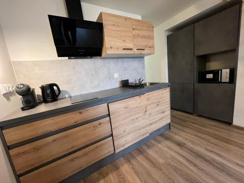 keittiö, Apartmán Lesní ráj (Apartman Lesni raj) in Svratouch