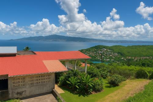 Aussicht, Le Manguier Panoramique in Les Trois Ilets