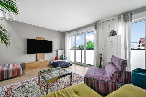 Le Nina - Duplex - Terrasse - 3 BDR - Proche Paris in Буа-Коломб
