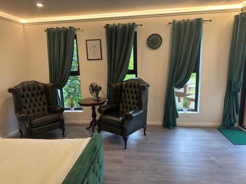 Woodland lodge green room in دونجيفين