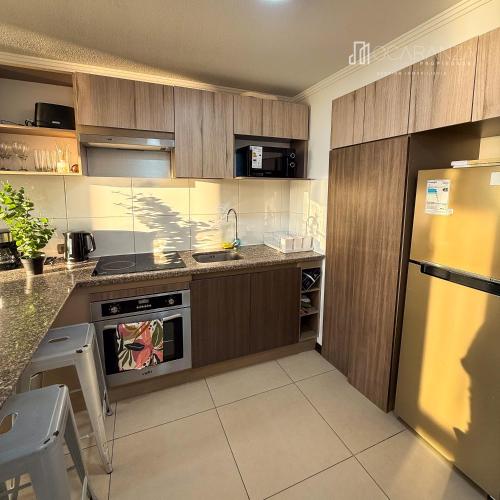 Kitchen, Hermoso Depto sector Enjoy in La Serena