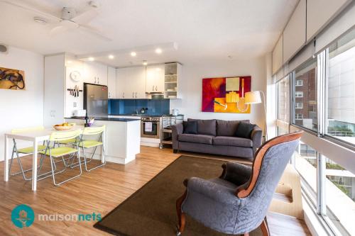 Light Filled 1BR Retreat with Car Park & Pool - image 13