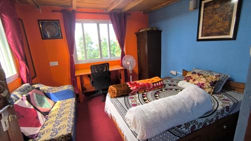 1 double bed