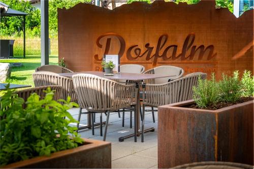 Erkély/terasz, Pension Restaurant Dorfalm in Sonnrain