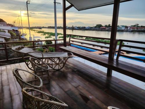 陽台/露台, Sabai Sabai House Koh Kret in 帕魁