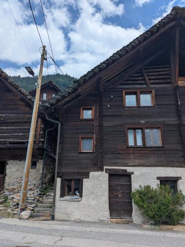 Viesnīcas āriene, Cosy Wooden Home in the Swiss Alps in Cavagnago