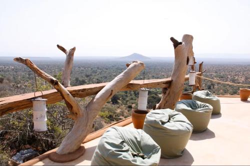 Terraza/balcón, Tassia Community Lodge in Samburu National Park