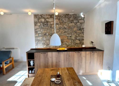 Kitchen, Vila Kobdilj 1835 Historic Homestead with Shared Courtyard in Stanjel
