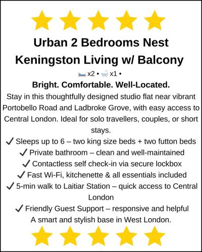 Luxury 2 Bedroom Apartment, Balcony View, Holland Park, Notting Hill, Chelsea, Complimentary Fast WiFi, Tea & Coffee, Londýn (fotografie 2)