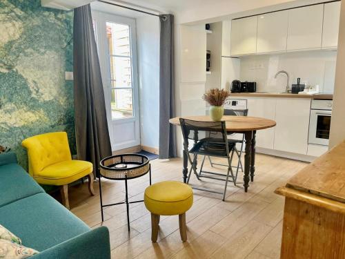 Létesítmények, Petite vague - maison atypique avec terrasse in Saint-Aubin-sur-Mer