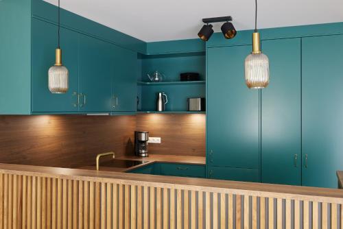 Kitchen, Pidder-Lyng Apartment 04 in Strandweg