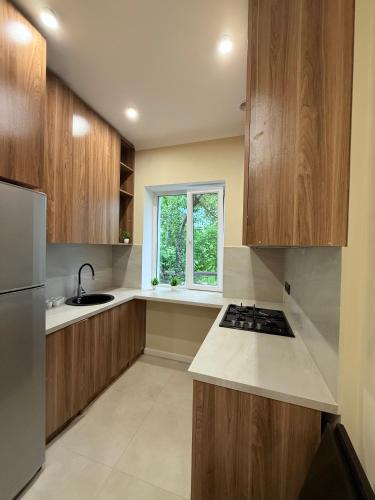 keuken, DendroBak GuestHouse in Stepʼanavan
