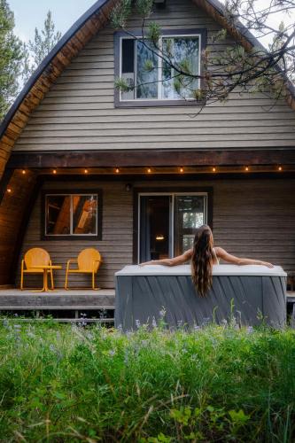 A Frame Hot Tub Couple's Getaway - main image