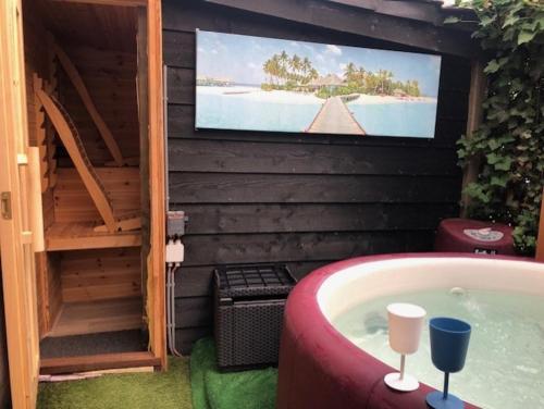  Luxe WELLNESS apartment Apeldoorn with JACUZZI and SAUNA in Apeldoorn