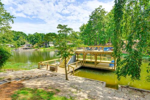 Badin Lake Cabin with Dock and 2-Story Boat Slip! - image 13