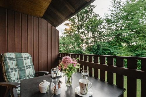 Erkély/terasz, Appartementhaus Michl in Riedenburg