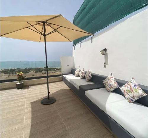 Appartement vue sur mer avec piscine privee in Douar Sehamna
