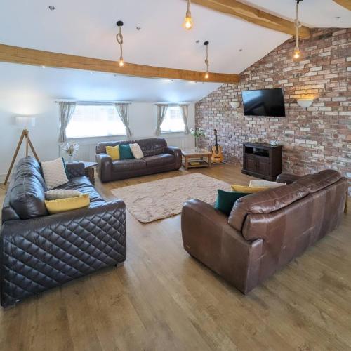 Közös társalgó / TV, The Stables - Private room in a shared house in Northwich