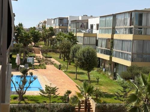 Garden, Appartement vue piscine - Pour Famille - Blue Beach SIDI RAHAL in Sidi Rahal