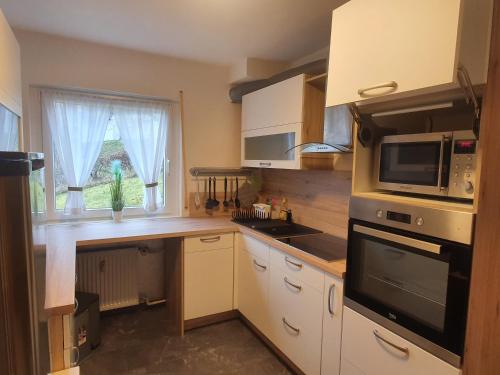Kitchen, Schloßberg Ferienwohnung in Waldeck