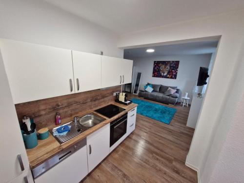 Køkken, Moderne Gästewohnung "Am Weinberg" am Stadtpark (Moderne Gastewohnung "Am Weinberg" am Stadtpark) in Oschatz