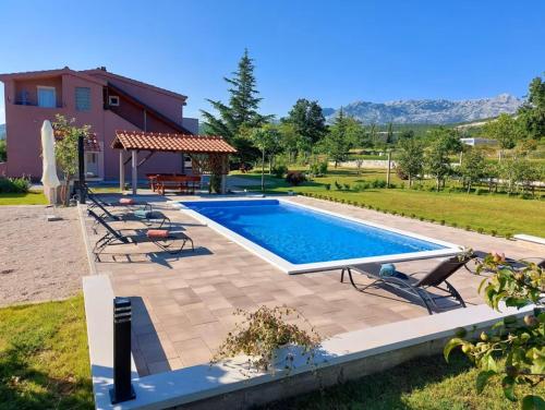 Viesnīcas āriene, Villa Dola with private pool in Ercegovci