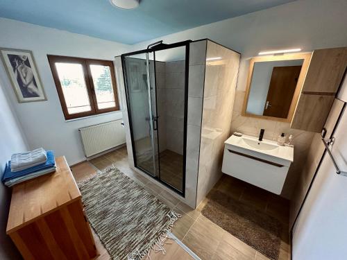 Shower, Seosko turisticko domacinstvo DUNJA in Boljevac