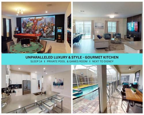 . Tropical Paradise! 7 BD Pool Home at Champions Gates